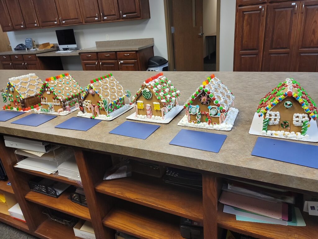 LDS Christmas Gingerbread houses