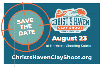 Banner for Save the Date Christ's Haven Clay Shoot