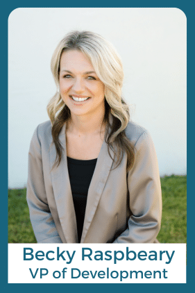 Photo of Becky Raspbeary VP of Development